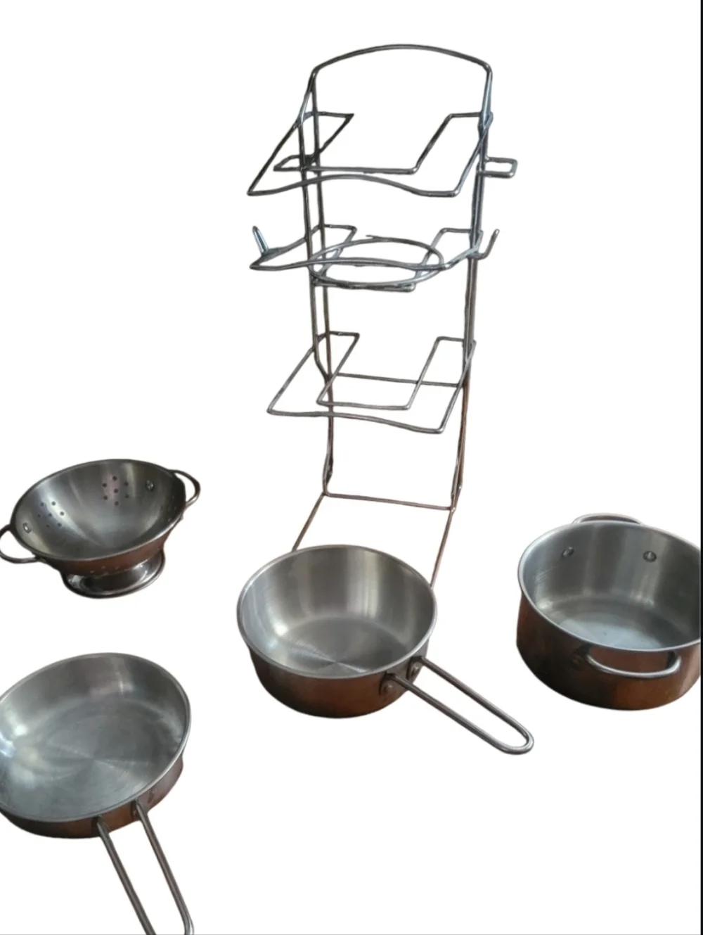 Melissa & Doug Pretend Stainless Steel Pots & Pans Play Set of 5, Children 3+ - Picture 3 of 10
